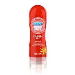 Лубрикант Play Massage 2-в-1 Sensual Durex 62275 цена и информация | Лубриканты | kaup24.ee