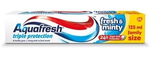 Aquafresh Triple Protection Fresh And Minty Toothpaste hambapasta 125 ml hind ja info | Suuhügieen | kaup24.ee