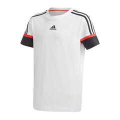 Спортивная футболка для мальчиков Adidas Bold Jr GE0904,белая цена и информация | Рубашки для мальчиков | kaup24.ee