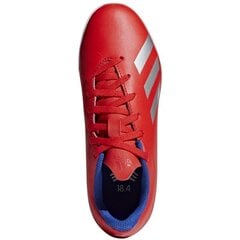 Poiste jalgpallisaapad, Adidas X 18.4 TF Jr BB9417 Punane цена и информация | Футбольные бутсы | kaup24.ee
