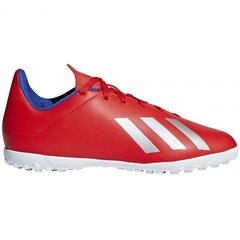 Poiste jalgpallisaapad, Adidas X 18.4 TF Jr BB9417 Punane hind ja info | Jalgpallijalatsid | kaup24.ee