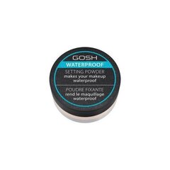GOSH Waterproof Setting Powder viimistluspuuder 7 g, 01 Transparent цена и информация | Пудры, базы под макияж | kaup24.ee