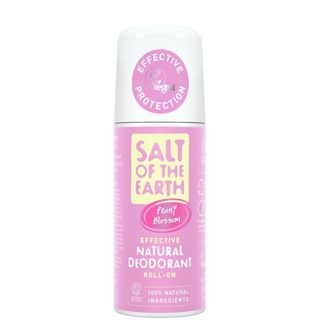 Salt of the Earth COSMOS Natural roll-on deodorant Peony Blossom, 75ml hind ja info | Deodorandid | kaup24.ee