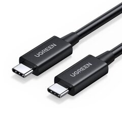 USB-C to USB-C Cable UGREEN US501, Gen3, 100W, 8K, 0.8m (Black) цена и информация | Кабели для телефонов | kaup24.ee