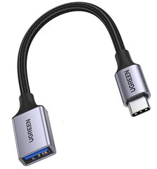 Adapter USB-C 3.0 to OTG UGREEN US378 (gray) цена и информация | Адаптер Aten Video Splitter 2 port 450MHz | kaup24.ee