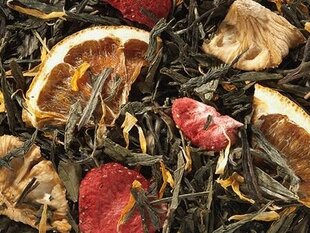 Зеленый и белый чай с клубникой и ананасами "Strawberry/Pineapple" 100 г цена и информация | Чай | kaup24.ee