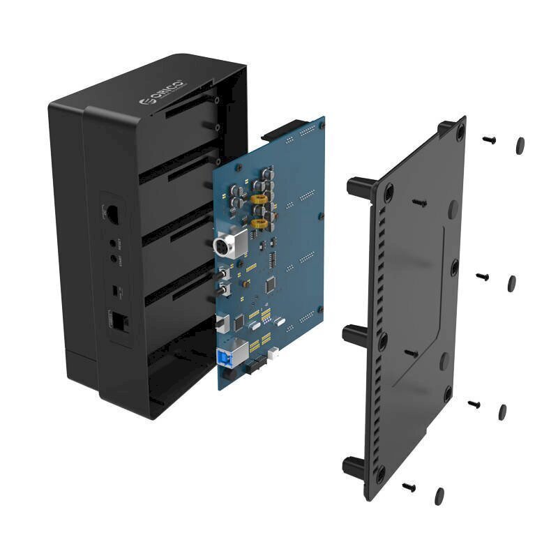 Orico Clone Hard Drive Dock 2.5 / 3.5 inch 4 Bay USB3.0 1 to 3 (black) цена и информация | USB jagajad, adapterid | kaup24.ee