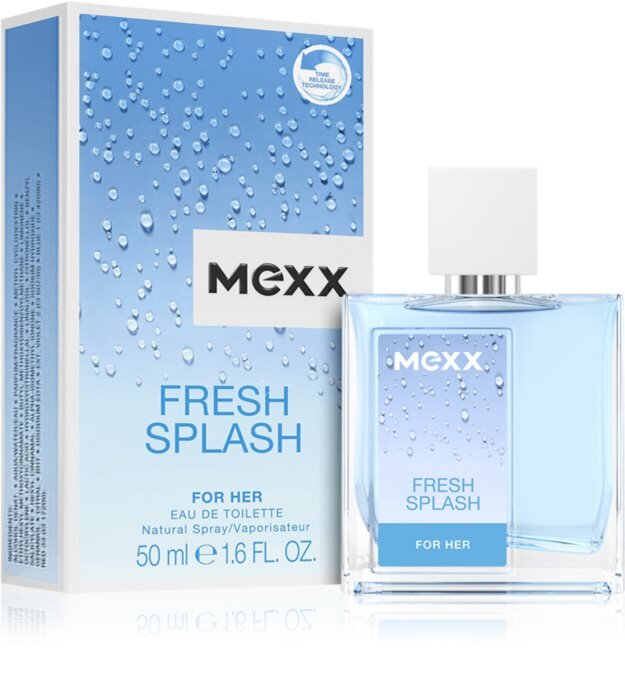 Mexx MEXX Fresh Splash For Her EDT spray 50ml, 50 ml цена и информация | Naiste parfüümid | kaup24.ee