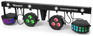 Valgusefektid beamZ Showbar 2x Par, 2x Derby ja Strobe hind ja info | Peokaunistused | kaup24.ee