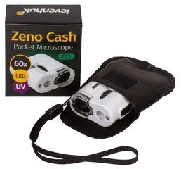 Микроскоп карманный для проверки денег Levenhuk Zeno Cash ZC2 цена и информация | Телескопы и микроскопы | kaup24.ee