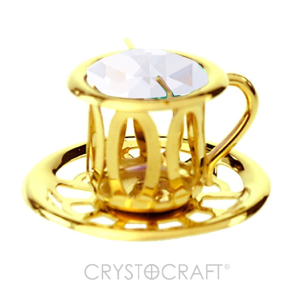 Väike kohvitass Swarovski kristallidega hind ja info | Sisustuselemendid | kaup24.ee