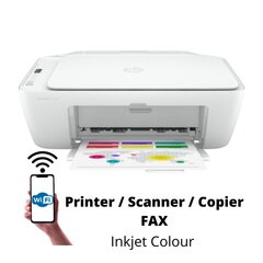 HP Deskjet 2710E Wi-Fi МФУ Принтер / Сканер / Копир / Факс струйный цветной цена и информация | Принтеры | kaup24.ee