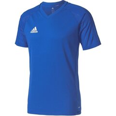 Спортивная футболка мужская Adidas tiro 17 M BQ2796, синяя цена и информация | Мужская спортивная одежда | kaup24.ee