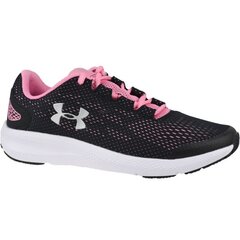 Спортивная обувь женская Under Armour GS Charged Pursuit 2 W 3022860-002, 54653, черная цена и информация | Спортивная обувь, кроссовки для женщин | kaup24.ee