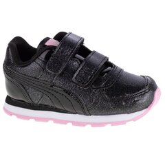 Laste tossud Puma Vista Glitz V Infants Jr 369721-10, must hind ja info | Laste spordijalatsid | kaup24.ee