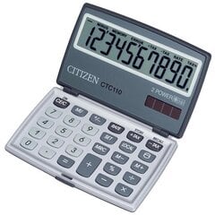 Калькулятор Citizen CTC 110WB - серый цена и информация | Канцелярские товары | kaup24.ee