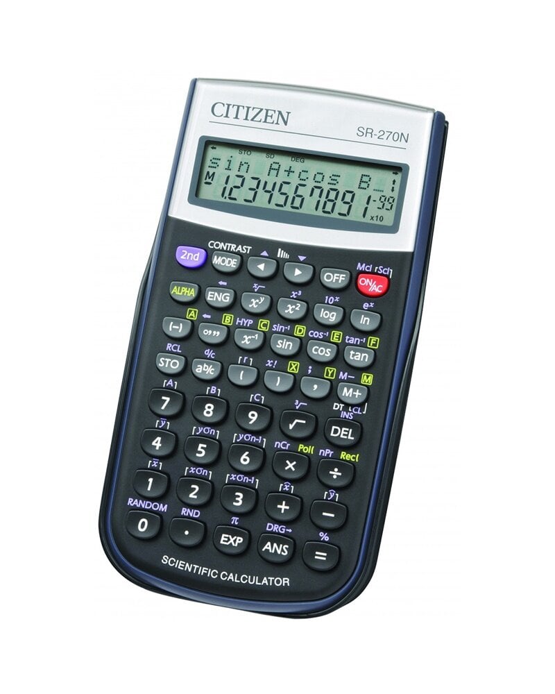 Kalkulaator Citizen SR 270N hind ja info | Kirjatarbed | kaup24.ee