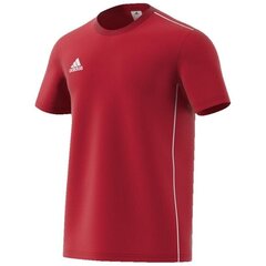 Meeste T-särk Adidas Core 18 CV3982, punane hind ja info | Meeste T-särgid | kaup24.ee