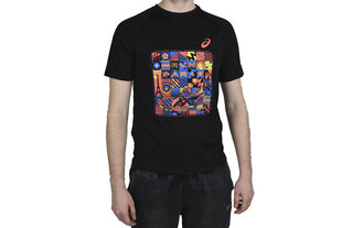 Мужская футболка Asics Paris Technical SS Top 1 Tee 2011B178002, черная цена и информация | Мужские футболки | kaup24.ee