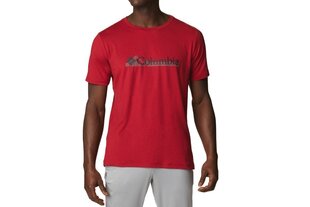 Meeste T-särk Columbia Tech Trail Graphic Tee 1930802678, punane hind ja info | Meeste T-särgid | kaup24.ee