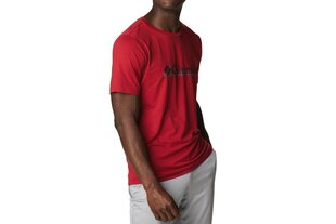 Мужская футболка Columbia Tech Trail Graphic Tee 1930802678, красная цена и информация | Мужские футболки | kaup24.ee