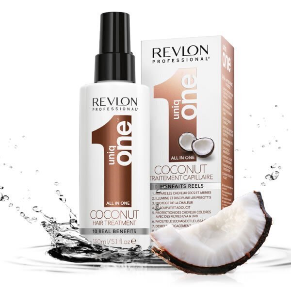 Juustesse jäetav juuksemask Revlon Uniq All In One Coconut 150 ml hind ja info | Maskid, õlid, seerumid | kaup24.ee