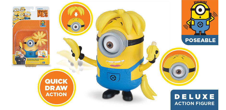 Elastsed kehaosad Minions, Deluxe Action, 20436 hind ja info | Poiste mänguasjad | kaup24.ee