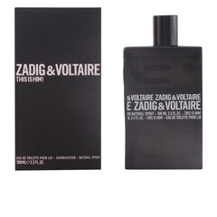 Zadig & Voltaire This is Him! EDT meestele 100 ml hind ja info | Meeste parfüümid | kaup24.ee