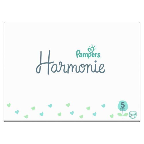 Mähkmed Pampers Harmonie Monthly Pack, 5 suurus, 11-16 kg, 132 tk hind ja info | Mähkmed | kaup24.ee