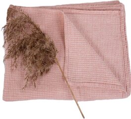 Linane käterätik, vahvelkoes, roosa. hind ja info | Rätikud, saunalinad | kaup24.ee