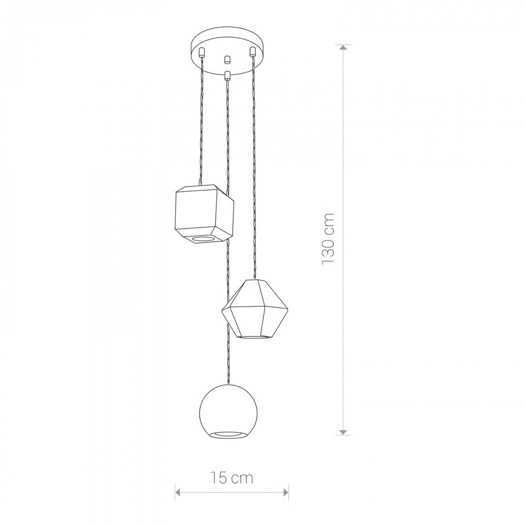 Nowodvorski Lighting Geometric III 9695 hind ja info | Rippvalgustid | kaup24.ee