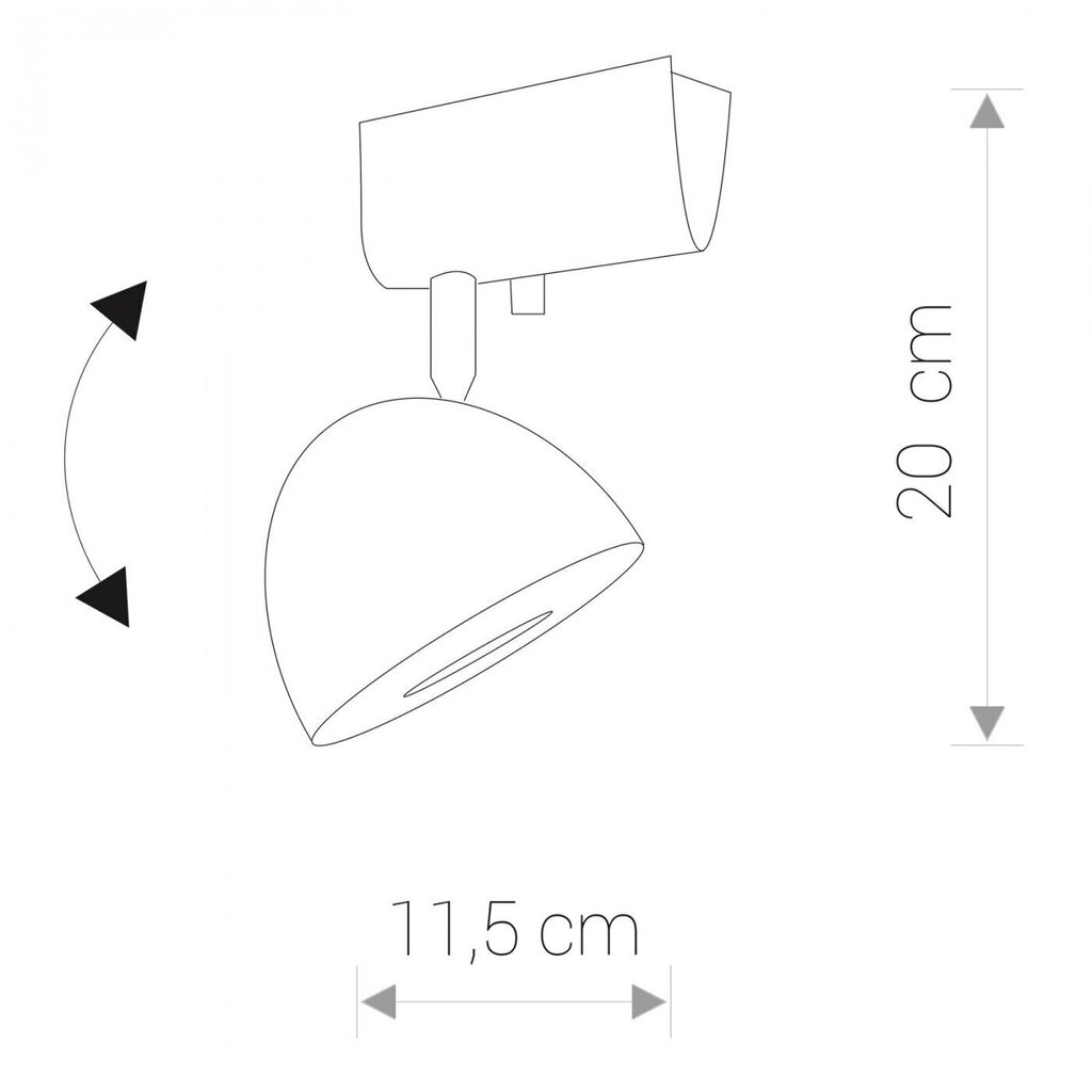 Nowodvorski Lighting laevalgusti Vespa White I 9594 цена и информация | Laelambid | kaup24.ee