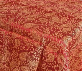 Linane laudlina, punast värvi, 140x100 cm. цена и информация | Скатерти, салфетки | kaup24.ee