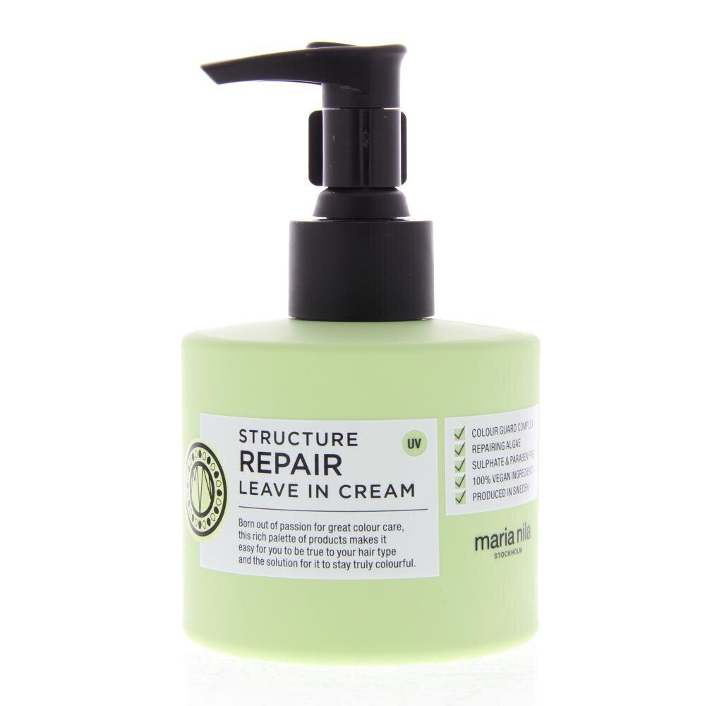 Juuksekreem Maria Nila Structure Repair Leave In Cream, 200 ml hind ja info | Viimistlusvahendid juustele | kaup24.ee