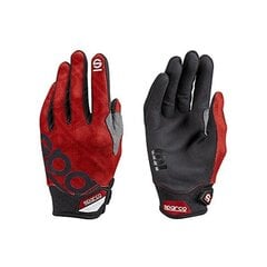 Men's Driving Gloves Sparco Meca 3 Punane hind ja info | Moororratturi kaitsmed | kaup24.ee