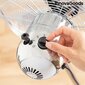 Seisuventilaator Chrome Retro InnovaGoods Ø 40 cm 55W hind ja info | Ventilaatorid | kaup24.ee