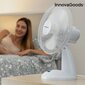 InnovaGoods Ø 30 cm 35W Valge Lauaventilaator hind ja info | Ventilaatorid | kaup24.ee