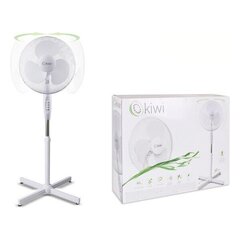 Seisuventilaator Kiwi Valge 45 W (Ø 40 cm) kaina ir informacija | Ventilaatorid | kaup24.ee