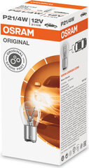 Автомобильная лампа OS7225 Osram OS7225 P21/4W 21/4W 12V (10 шт) цена и информация | Автомобильная ксеноновая лампа D2R 6000К (Китай) | kaup24.ee