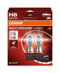 Автомобильная лампа Osram 64212NL H8 12V 35Вт цена и информация | Автомобильная ксеноновая лампа D2R 6000К (Китай) | kaup24.ee