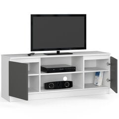 Столик для телевизора NORE CLP 140, белый/серый цена и информация | Тумбы под телевизор | kaup24.ee