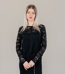 Женская блузка Hailys SINJA PL*01, черная цена и информация | Женские блузки, рубашки | kaup24.ee