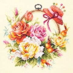 Набор для вышивания Magic Needle "Roses for Needlewoman" 100-122 цена и информация | Принадлежности для вышивания | kaup24.ee