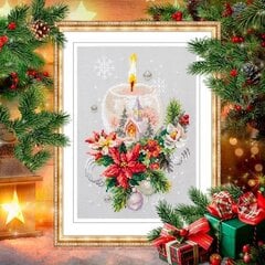 Набор для вышивания Magic Needle  "Сhristmas Candle" 100-231 цена и информация | Принадлежности для вышивания | kaup24.ee