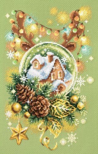 Tikkimiskomplekt Magic Needle "Light Christmas" 100-245 hind ja info | Tikkimistarvikud | kaup24.ee