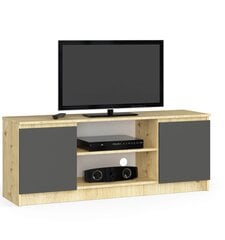 ТВ столик NORE CLP 140, коричневый/серый цена и информация | Тумбы под телевизор | kaup24.ee