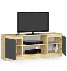ТВ столик NORE CLP 140, коричневый/серый цена и информация | Тумбы под телевизор | kaup24.ee