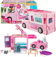 Куклы Barbie Super Adventure Camper, кемпинговый дом на колесах с аксессуарами цена и информация | MUST Металлическая бутылочка с Ярким рисунком (без BPA) (500ml) для мальчиков от 3+ лет Серая с Машинкой | kaup24.ee