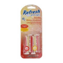 Auto Õhuvärskendaja California Scents Vent Sticks Maasikas Sidrun (2 pcs) hind ja info | Autolõhnastajad | kaup24.ee