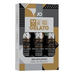 Лубрикант со вкусом Tri Me Gelato System Jo (3 шт) цена и информация | Лубриканты | kaup24.ee